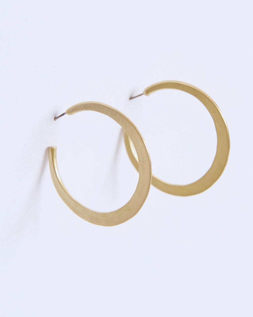 Brincos de argola de ouro