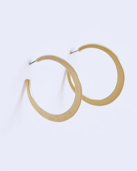 Brincos de argola de ouro