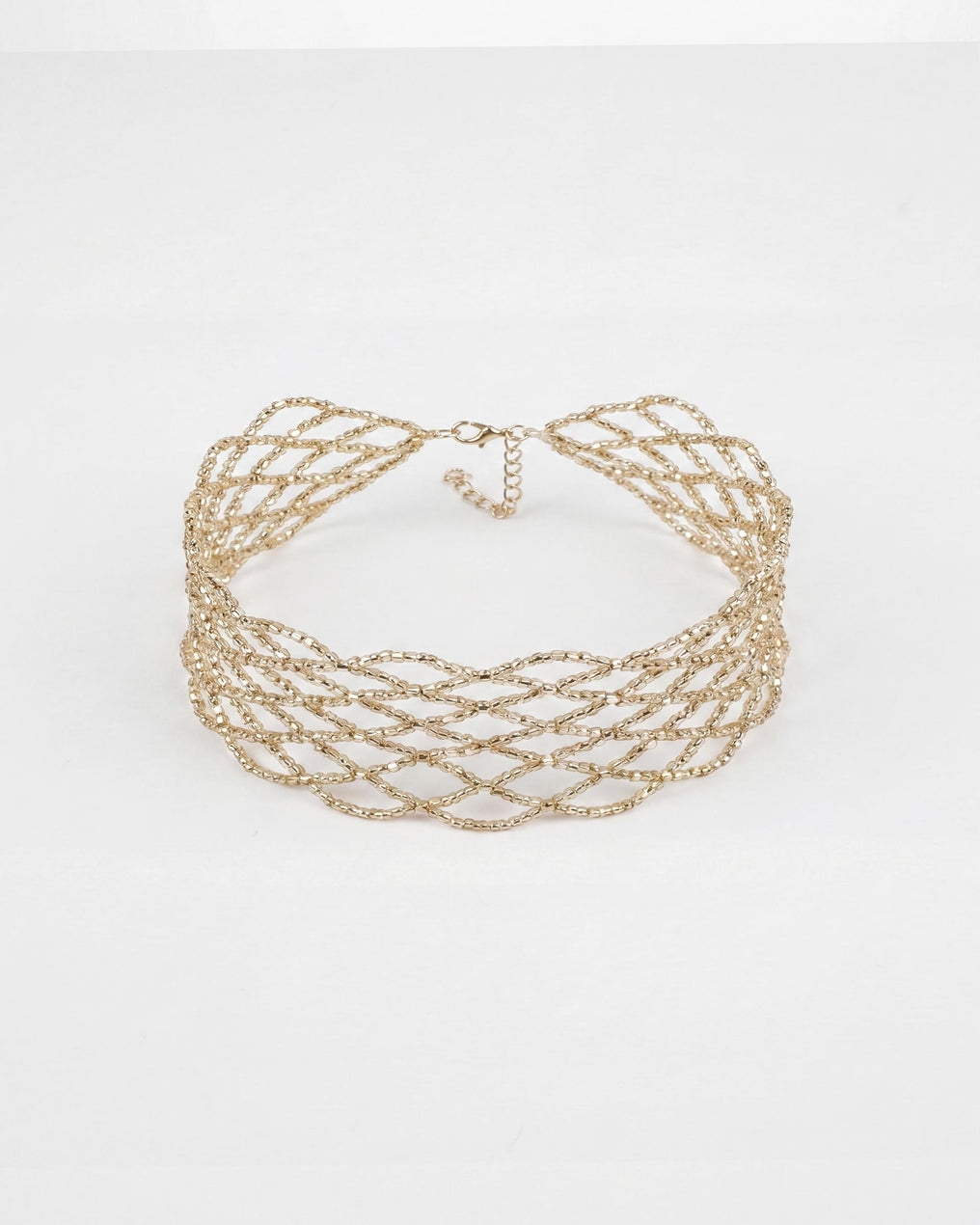 Gold Mesh Choker
