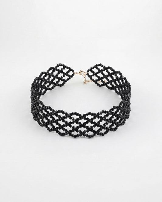 Choker Malha Preto