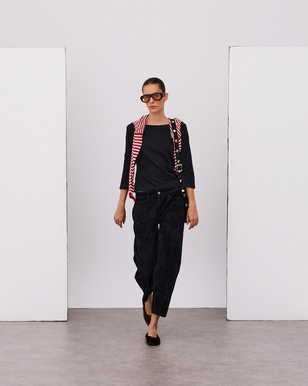Jeans Balloon Velvetone Negro