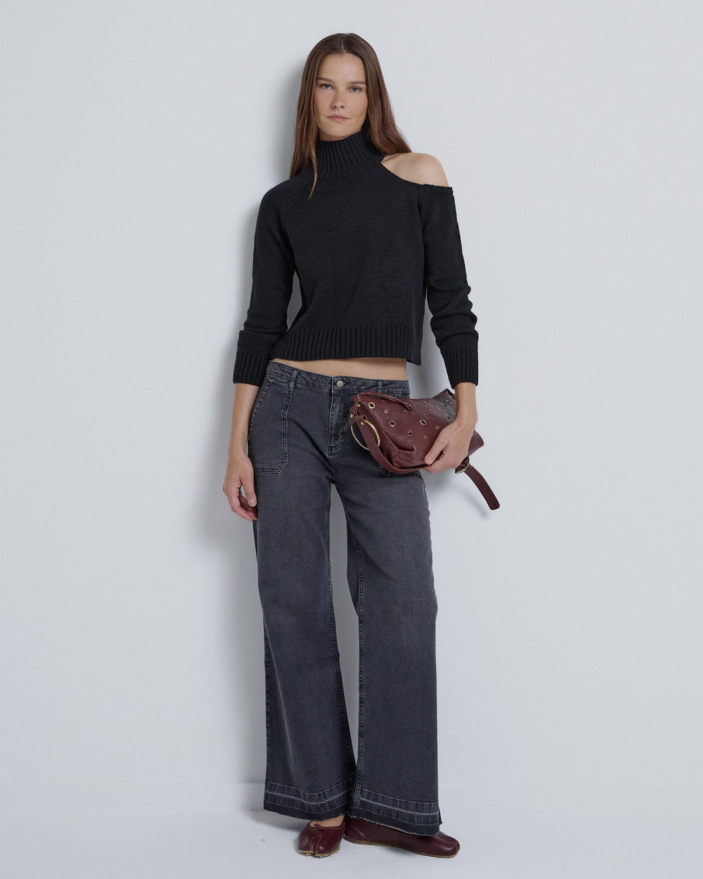 Jersey Manga Asimetrica Negro