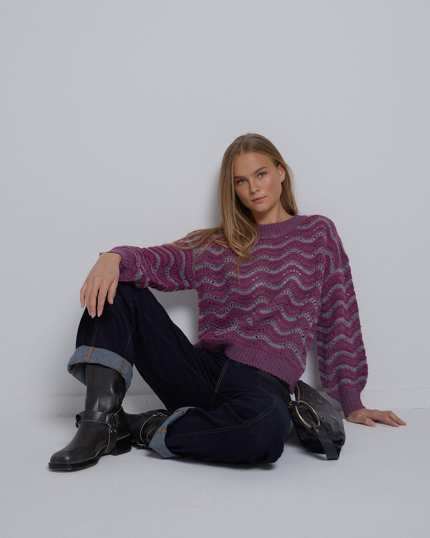 Jersey Punto Ondas Rosa