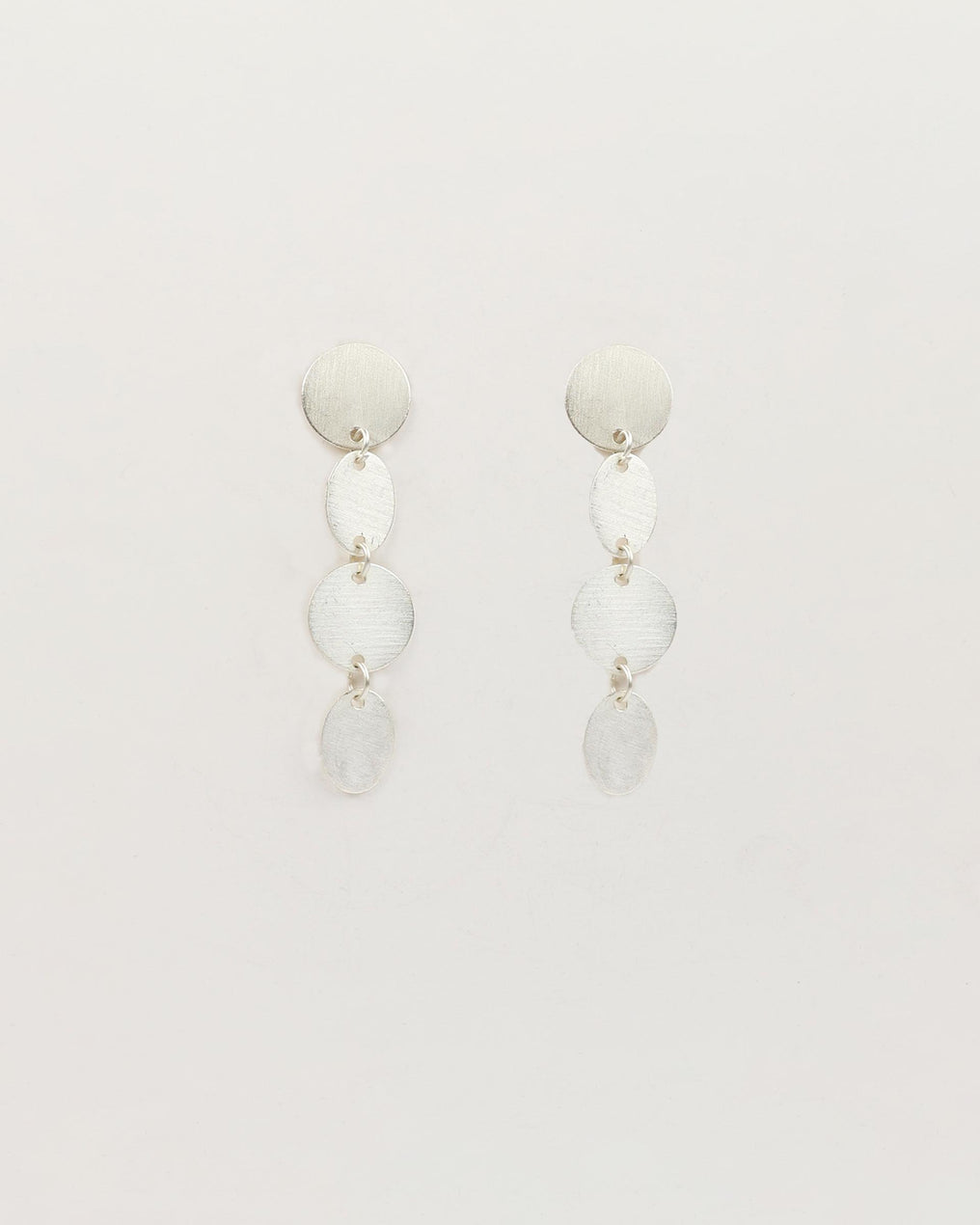 Pendientes Círculos Plata Plata