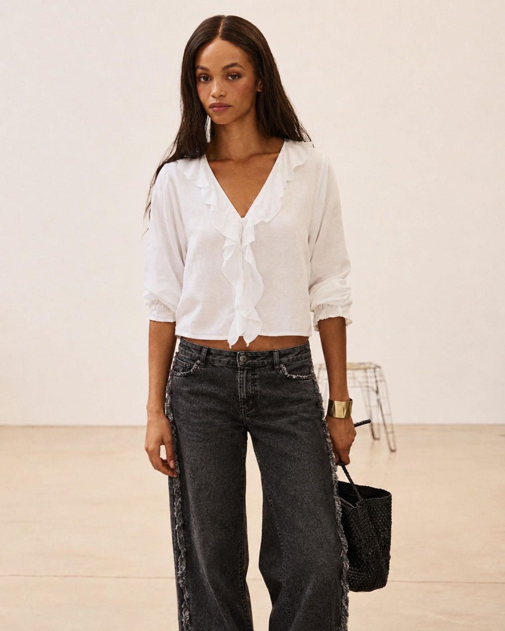 Blusa V Formako Eskote Hegaldun Zuria