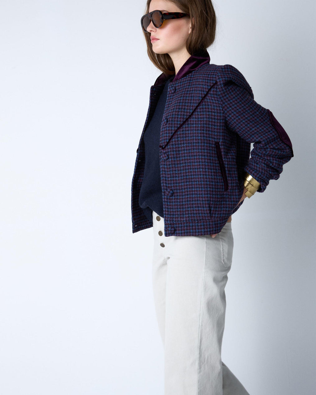 Raw Buttonless Waistband Pants