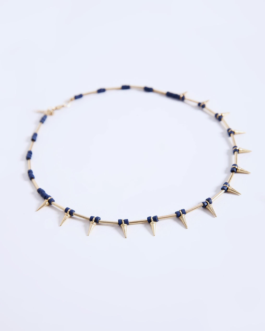 Gold Spiked Necklace