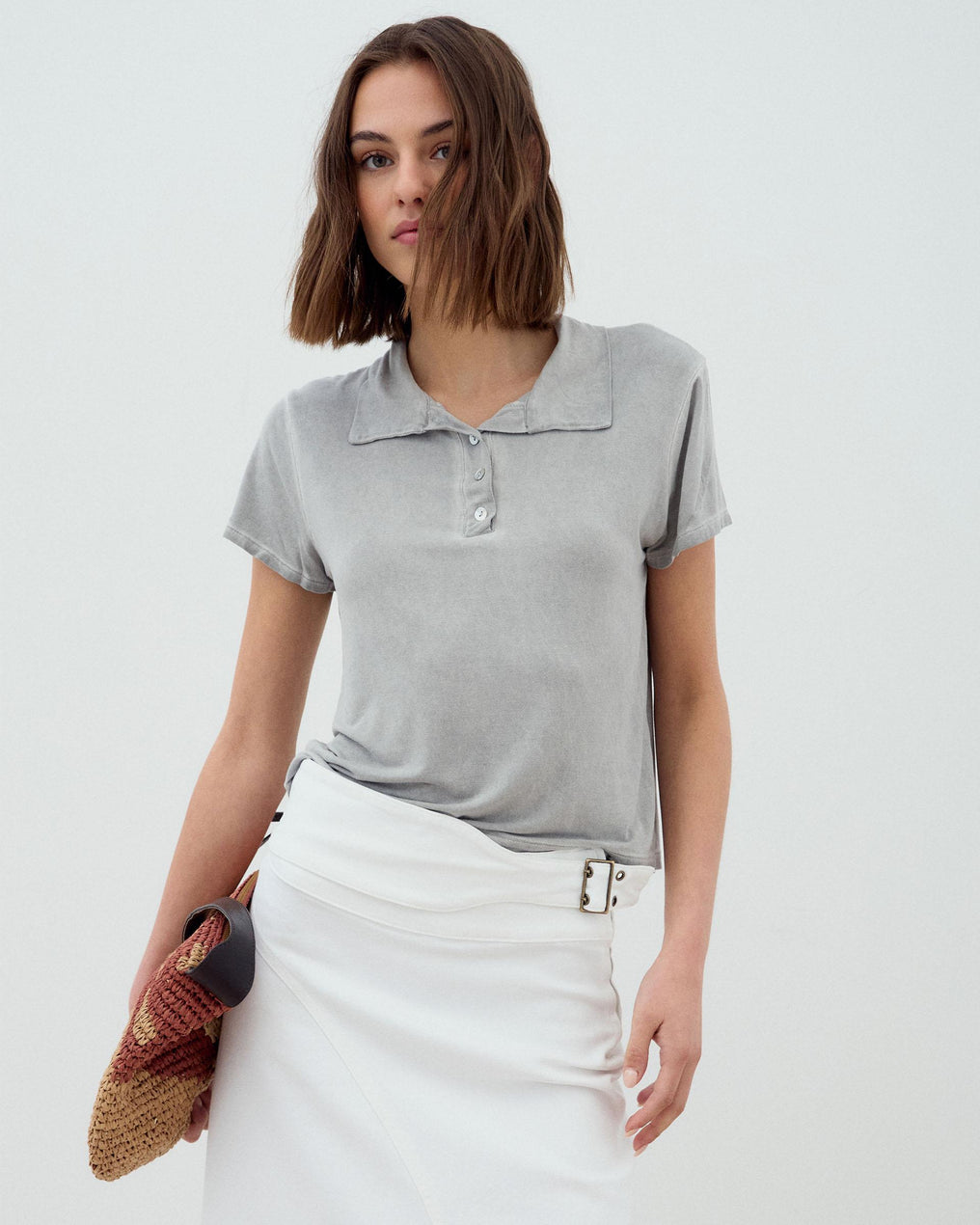 Grey Polo Shirt