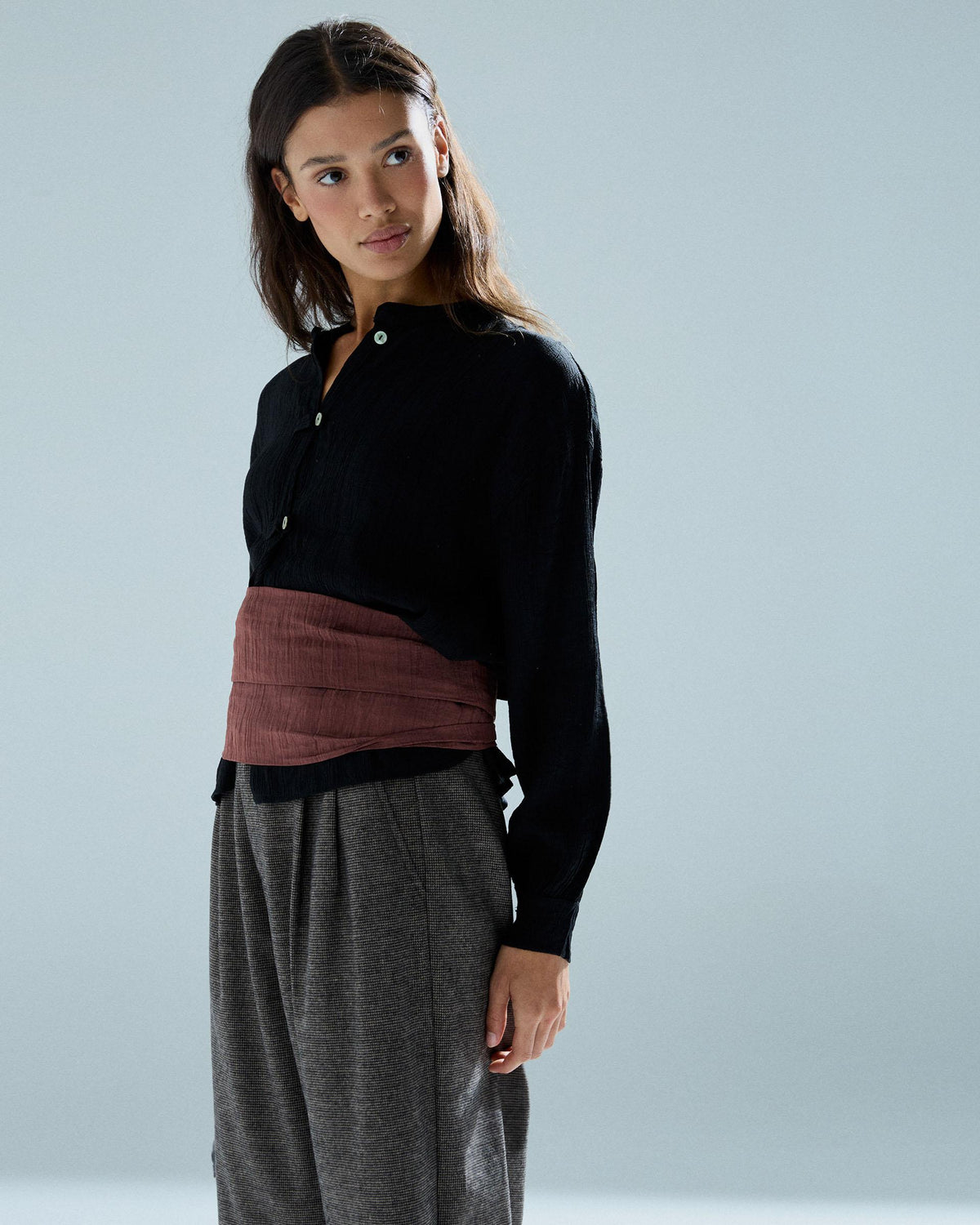 Blusa Alamares Delantero Negro