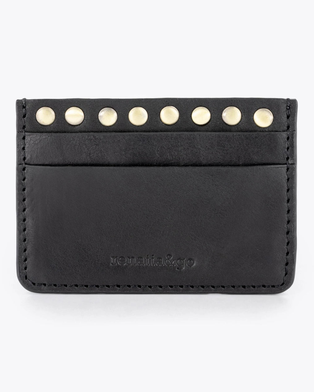 Porta-cartões Tachas Preto