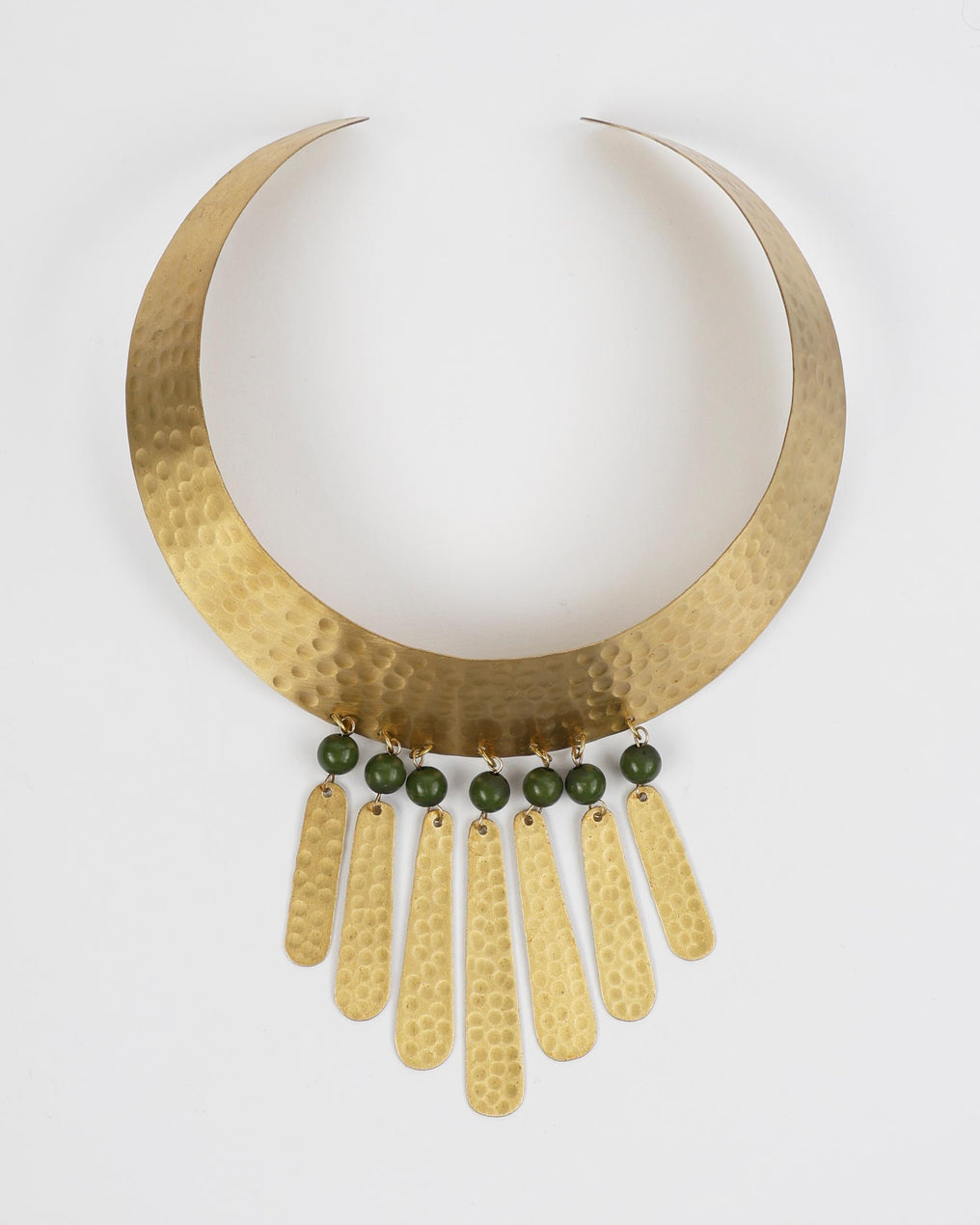 Collier Rigide Gouttes Doré