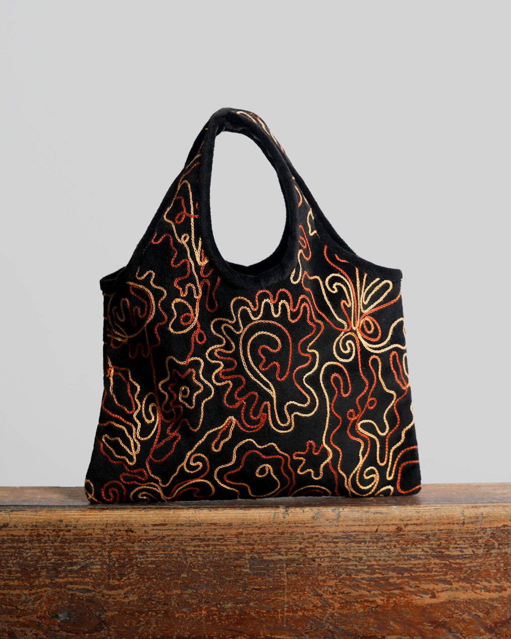 Mala Mini Veludo Preto