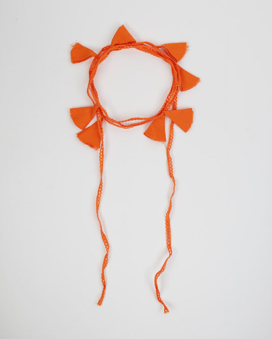Orange Flower Lace Collar