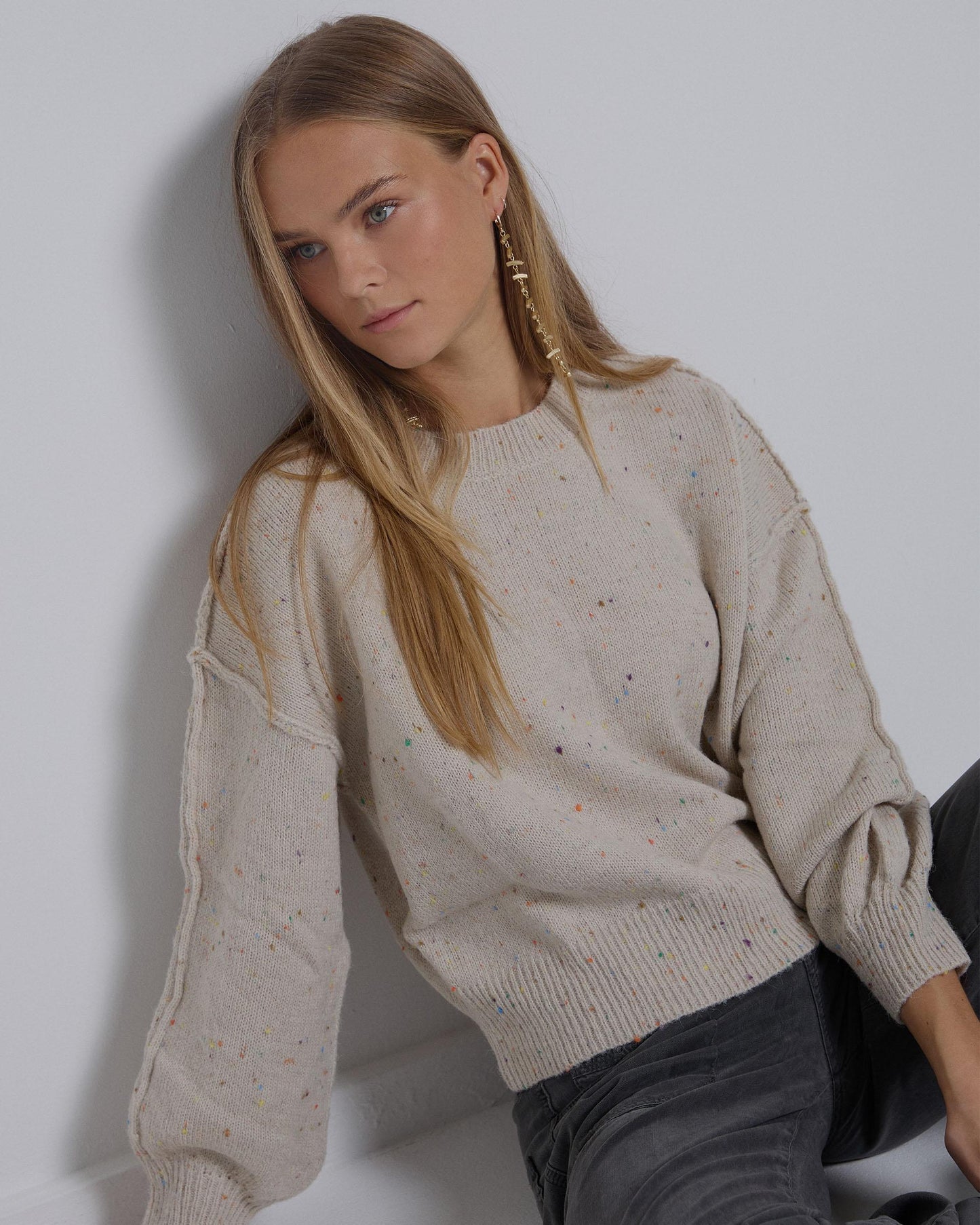 Jersey Jaspeado Beige