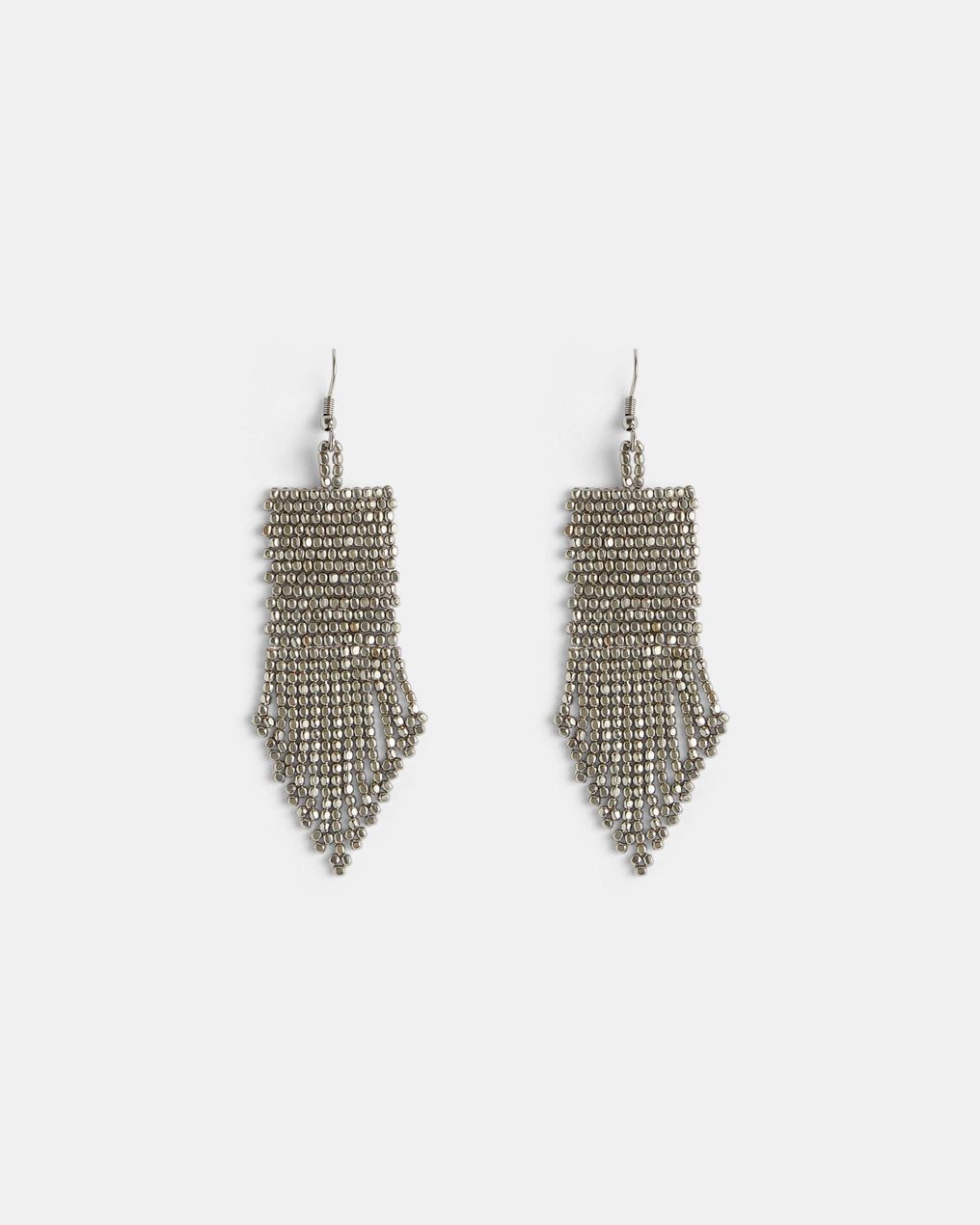 Pendientes Étnico Flecos Plata