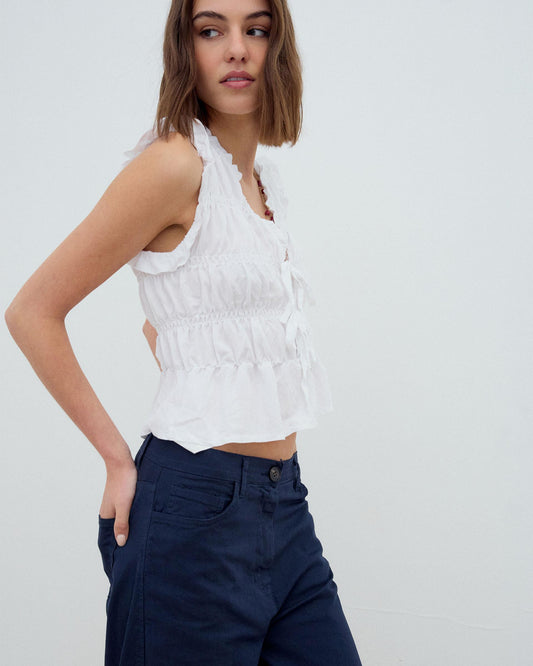 Top Gomas Lazadas Blanco