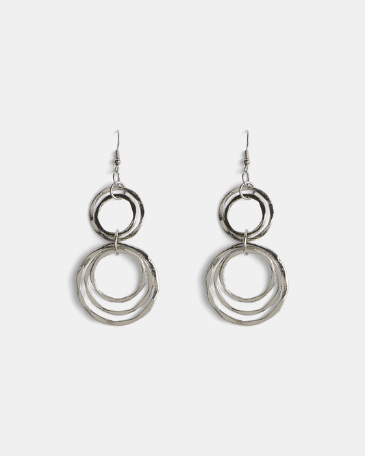 Brincos de Discos Prata