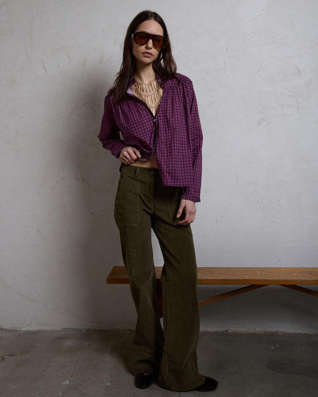 Pantalón Micropana Bolsillos Verde