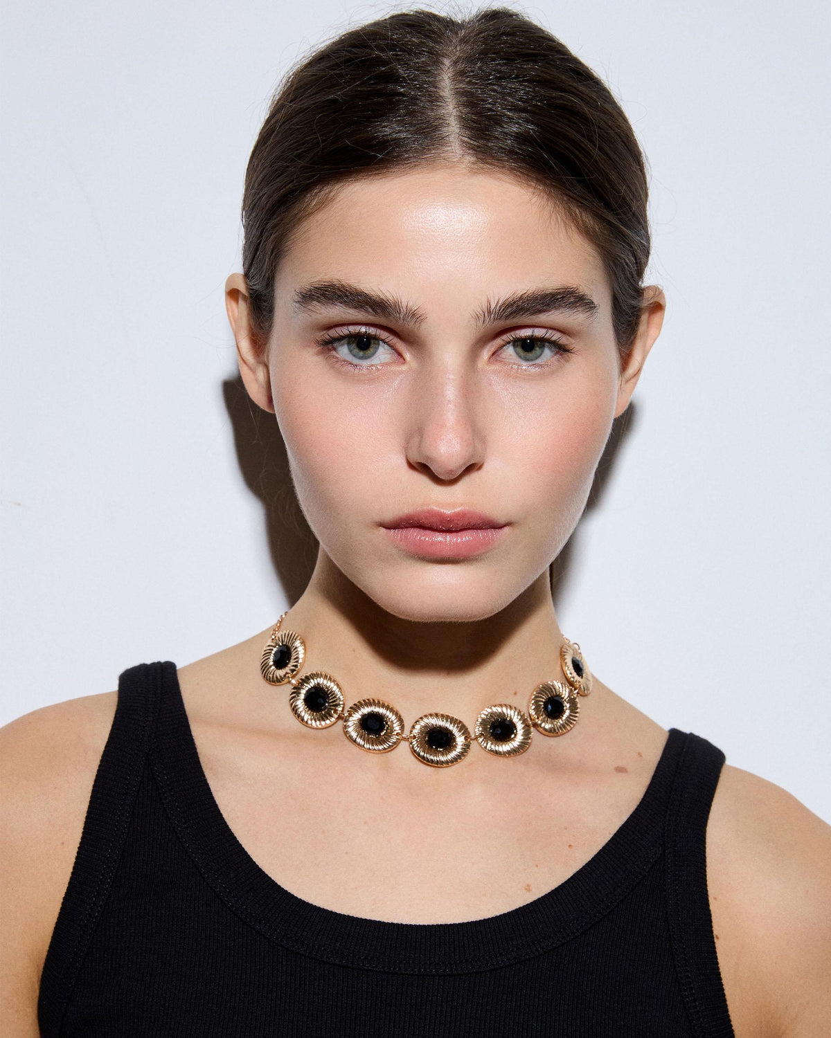 Choker Círculos Oro