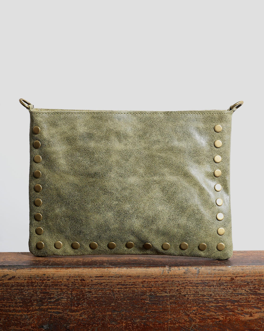 Bolso Mini Tachuelas Verde