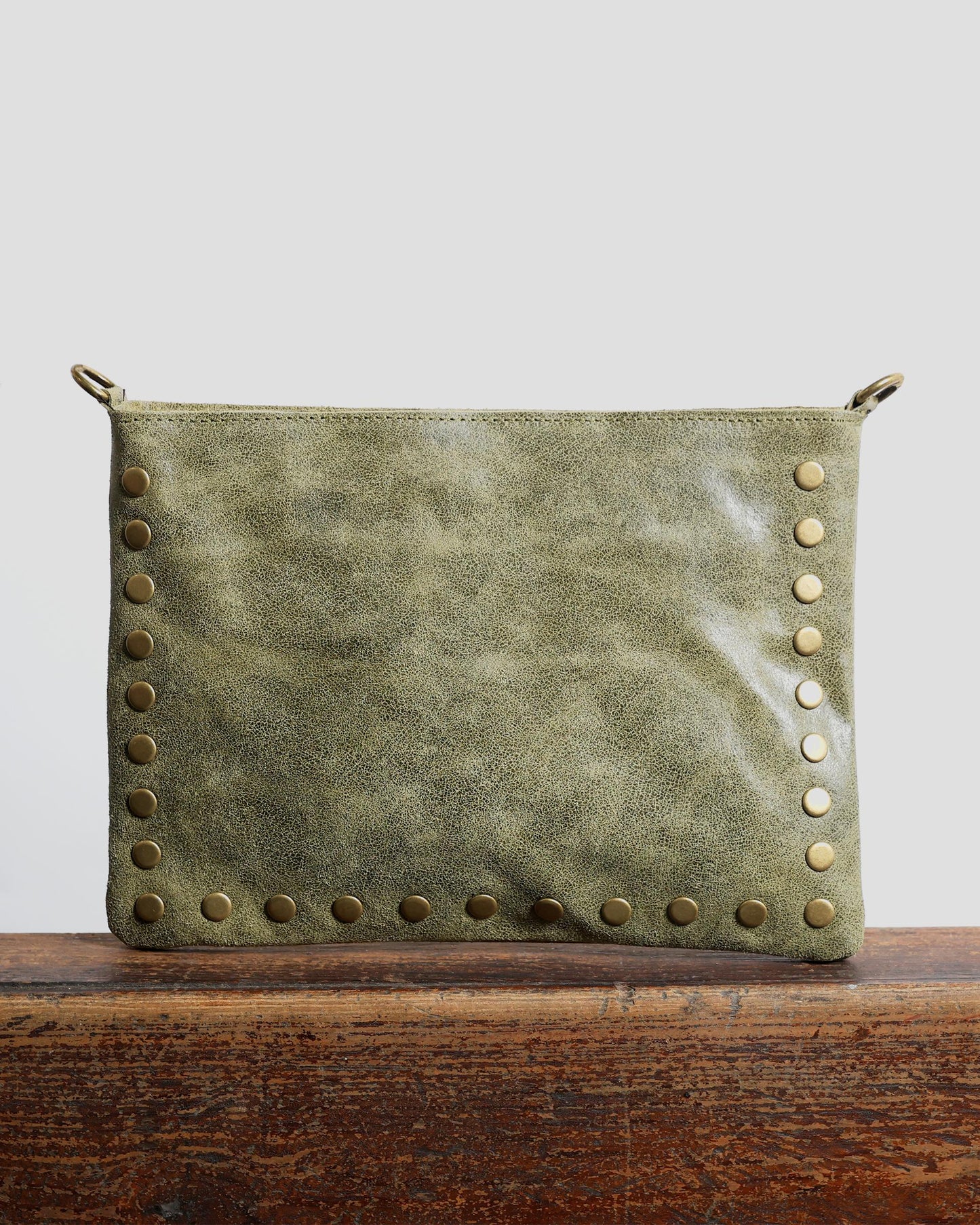 Bolso Mini Tachuelas Verde