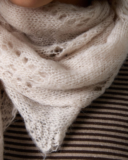 Bufanda Troquelada Beige