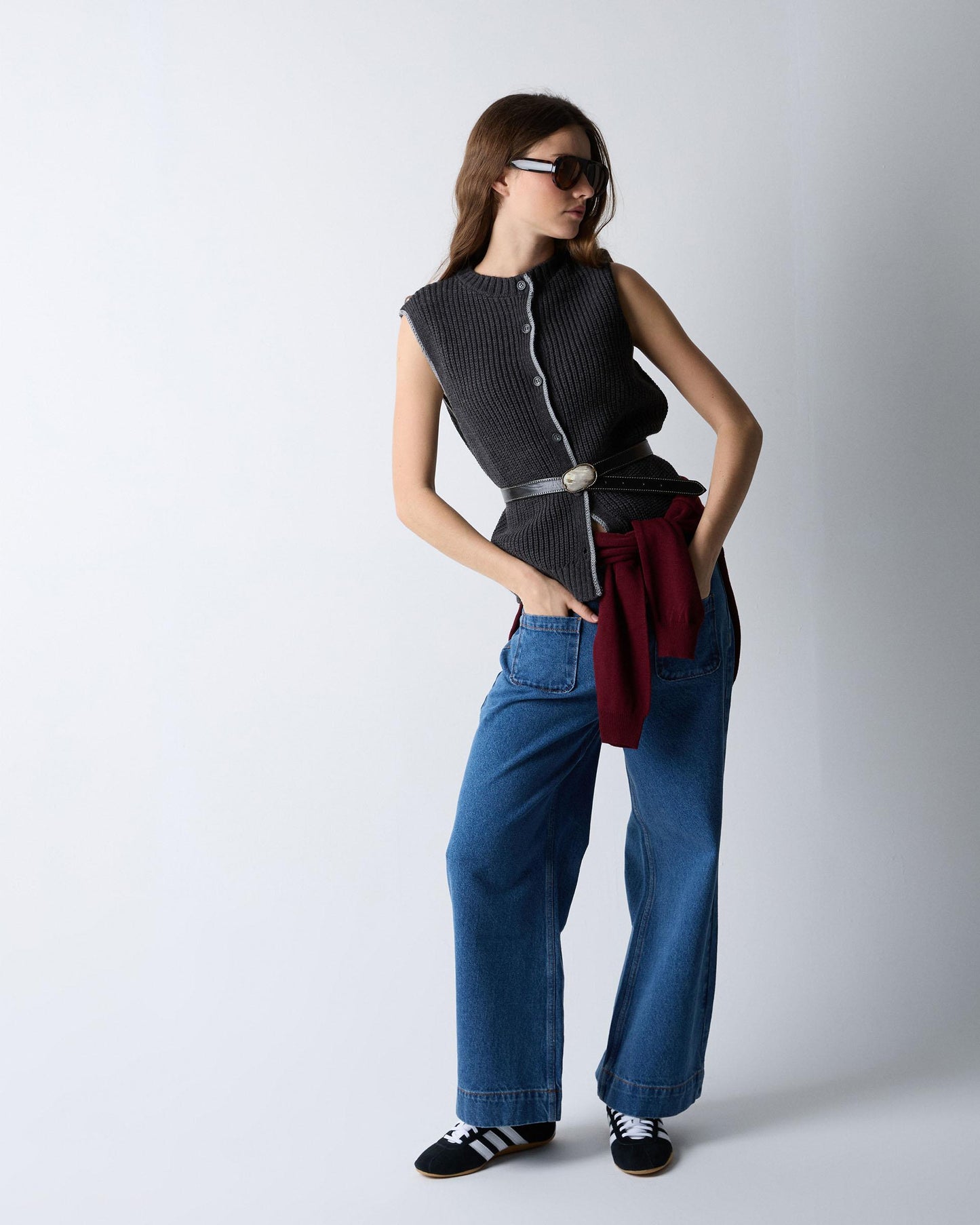 Anthracite Contrast Vest