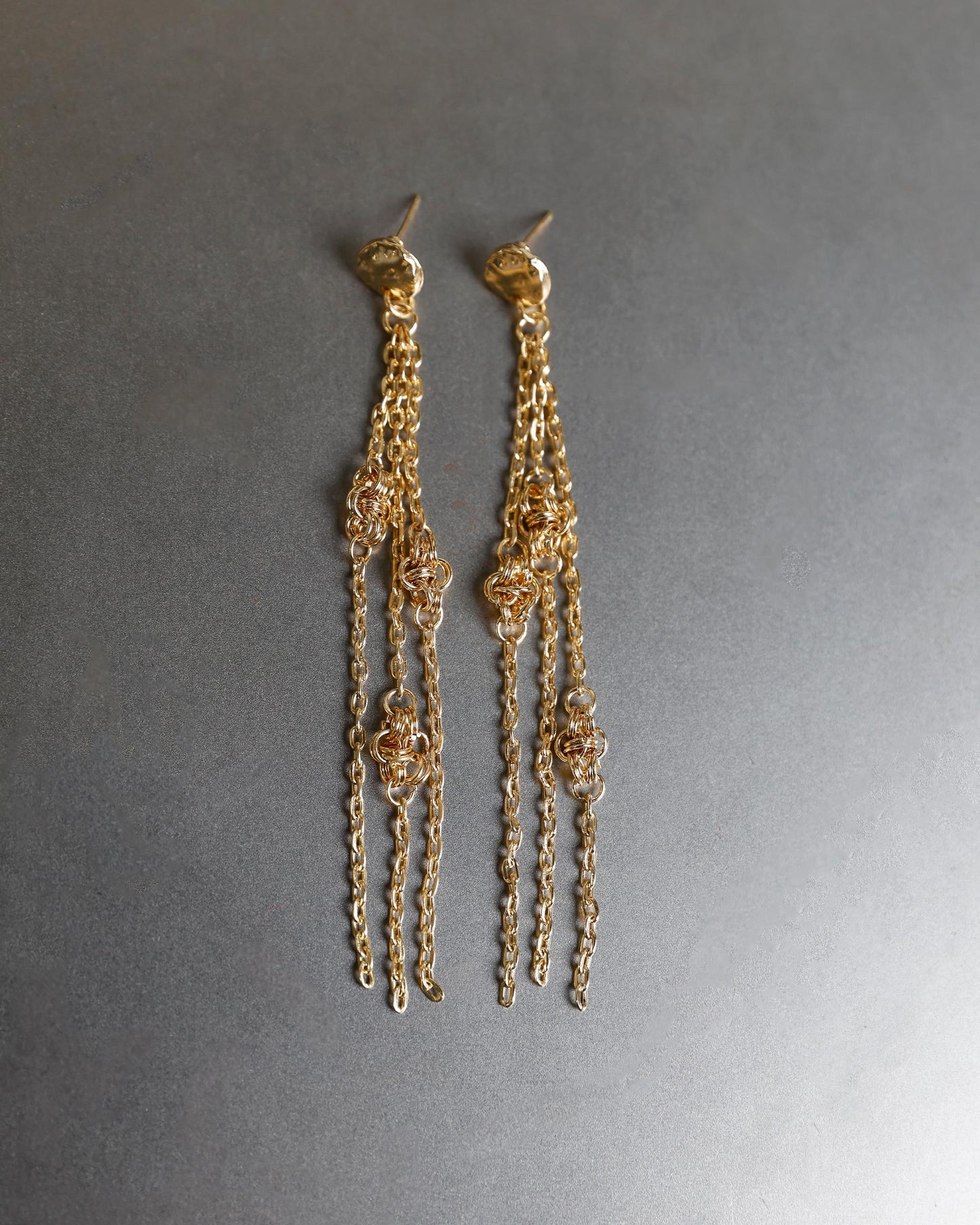 Gold Knot Earrings