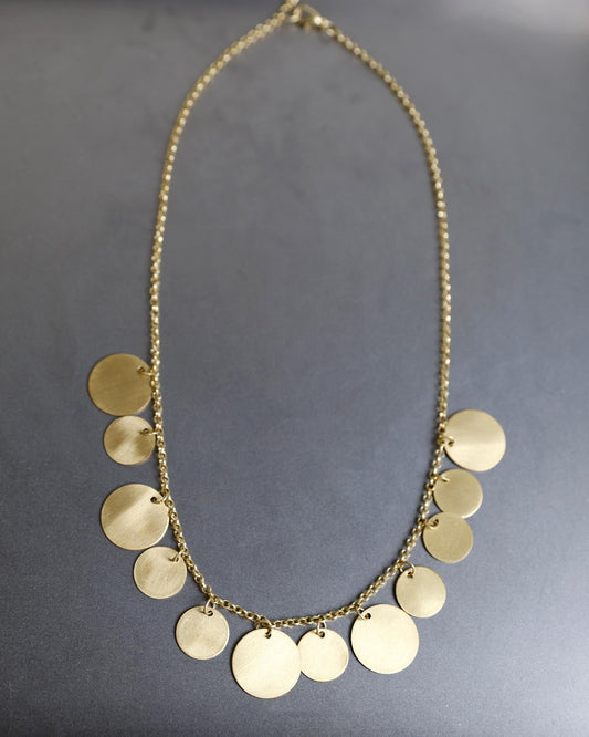 Collar Círculos Oro Oro