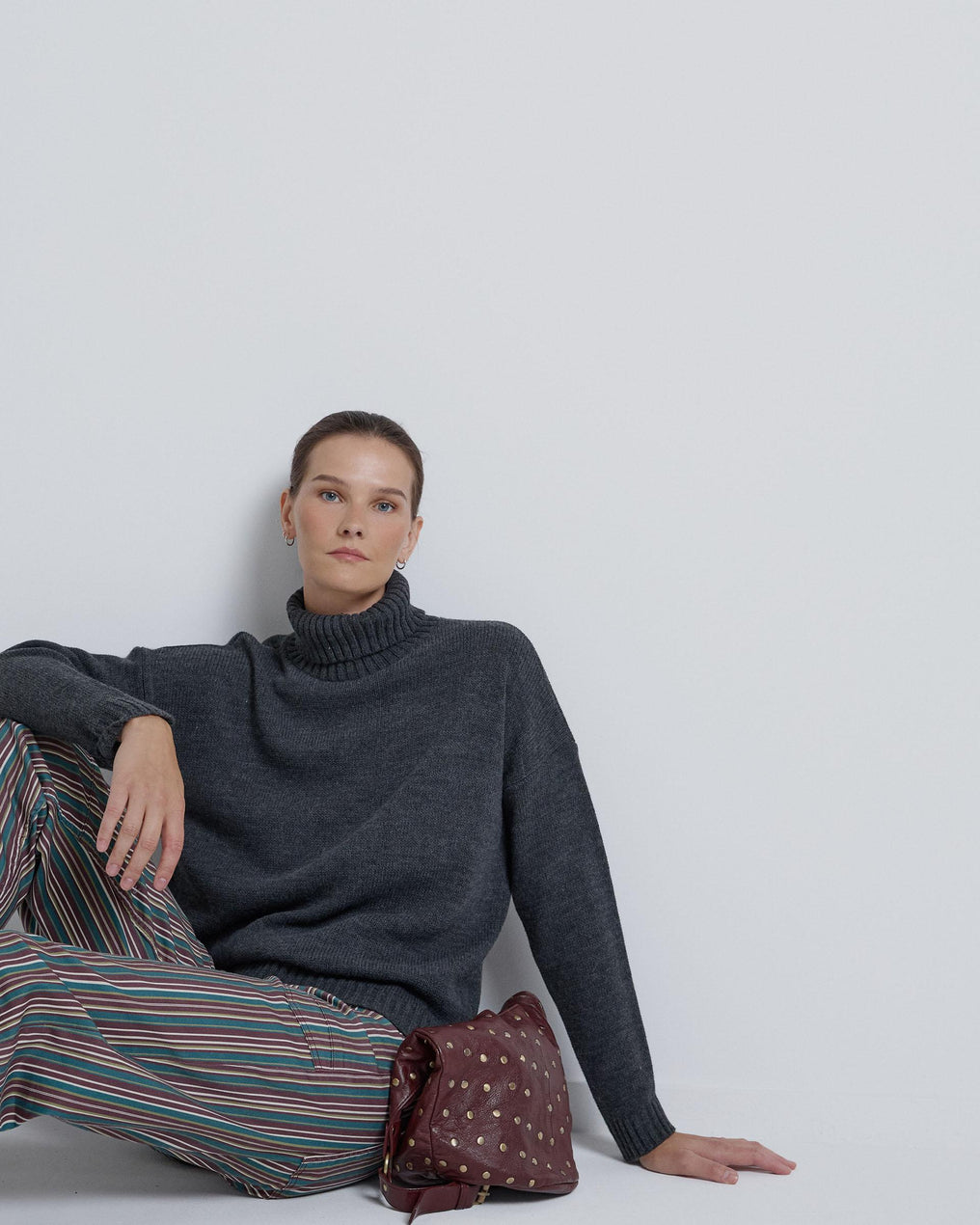 Jersey Cuello Alto Antracita