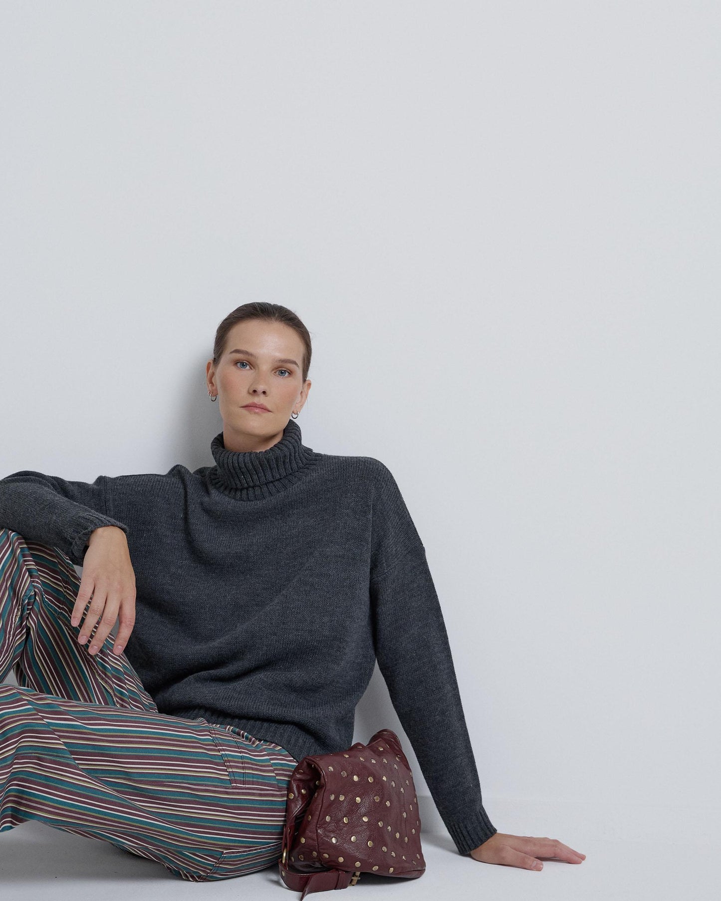 Jersey Cuello Alto Antracita