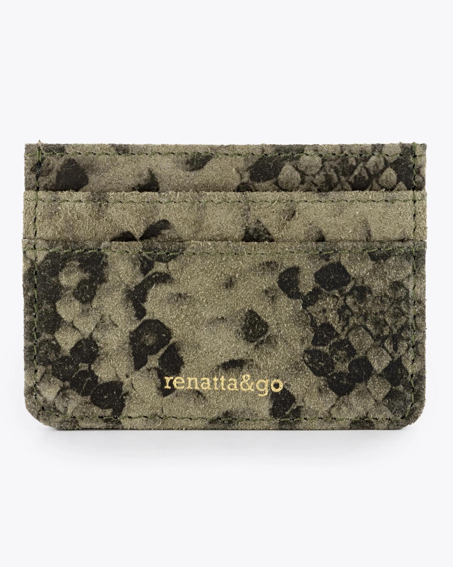 Tarjetero Animal Print Verde