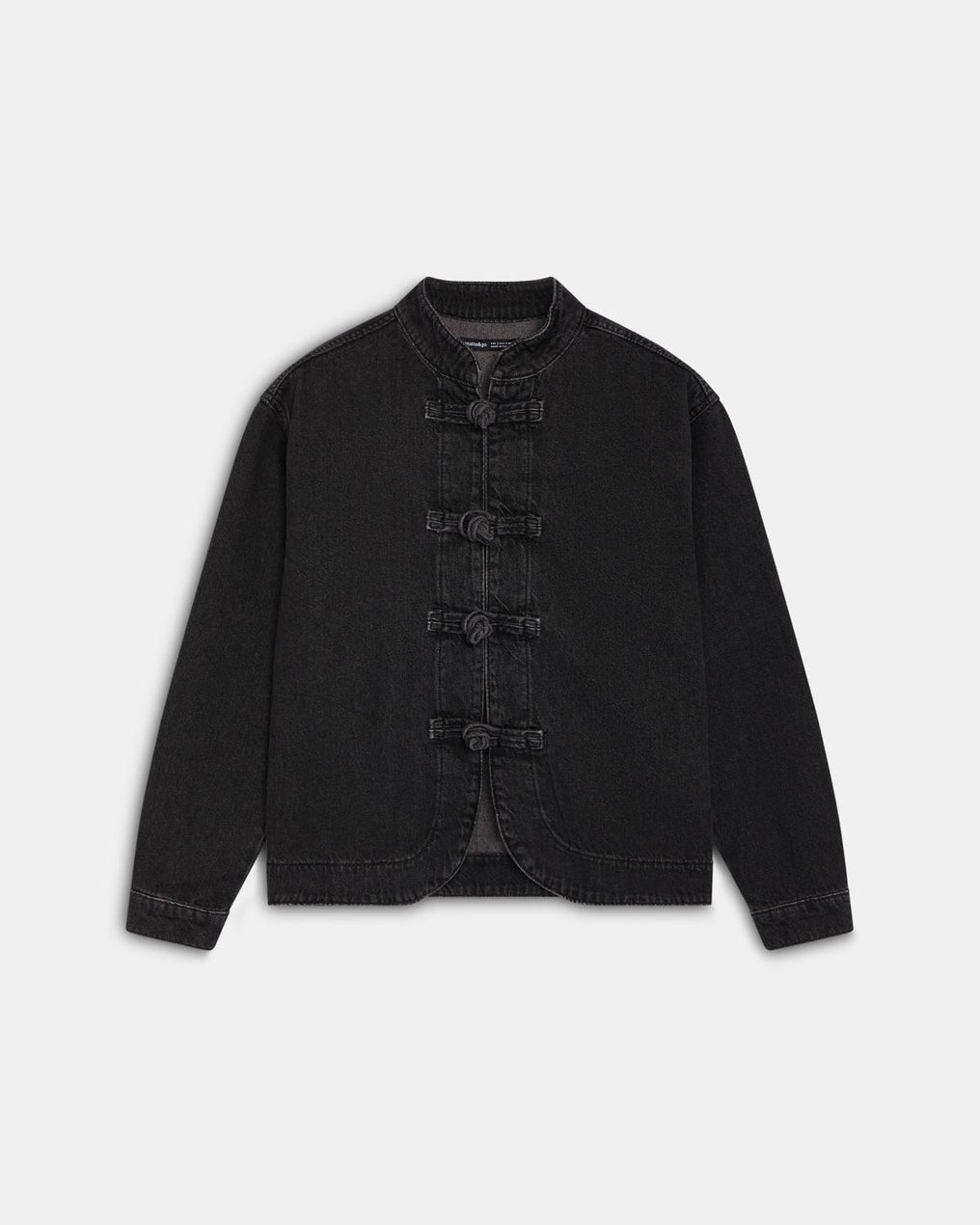 Cazadora Denim Alamares Antracita
