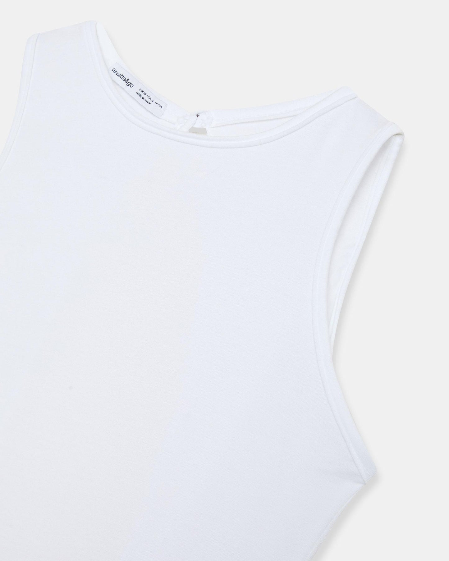 T-shirt Abertura Costas Branco