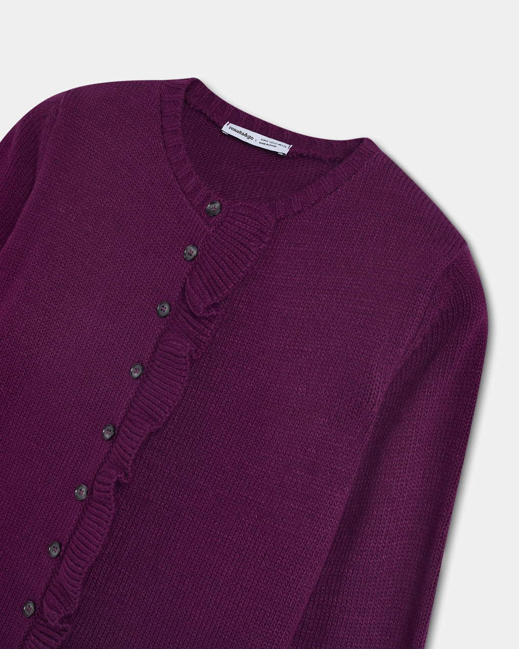 Chaqueta Volante Morado