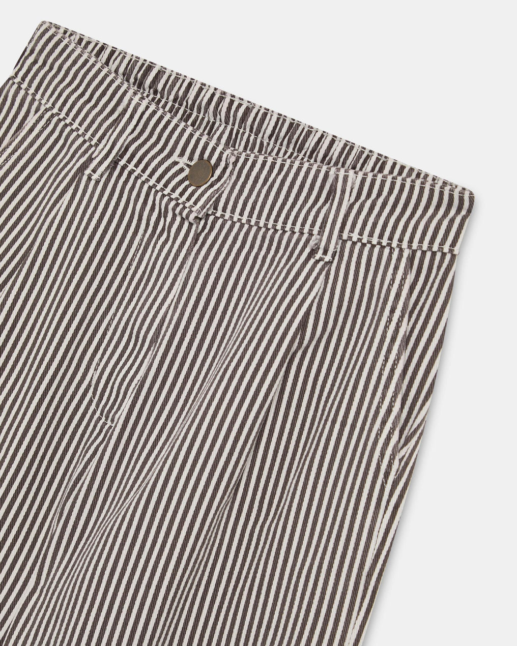 Jeans Balloon Rayas Marrón