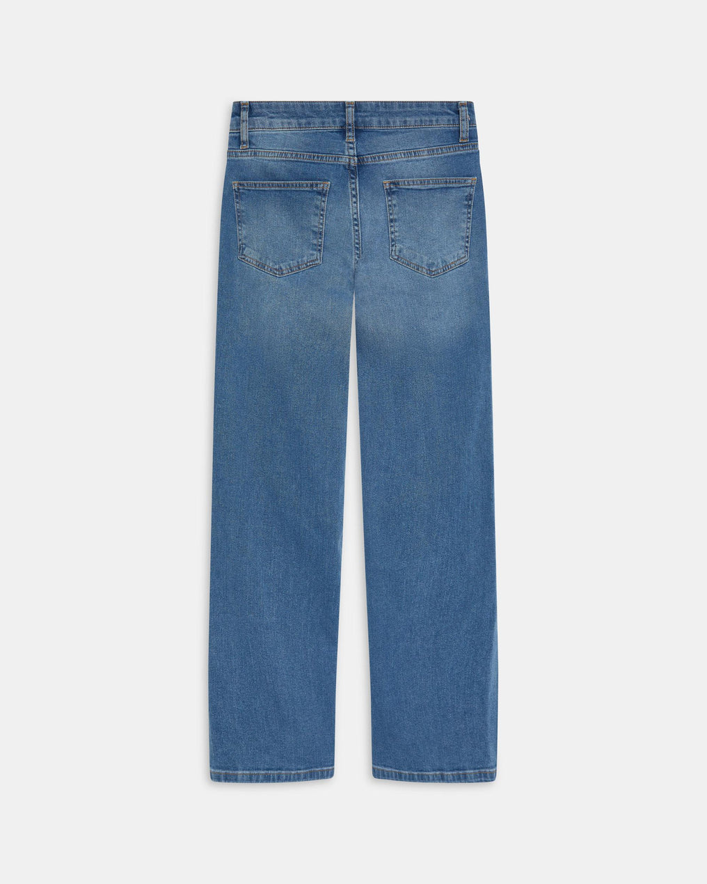 Jeans Cós Duplo Bolso Azul