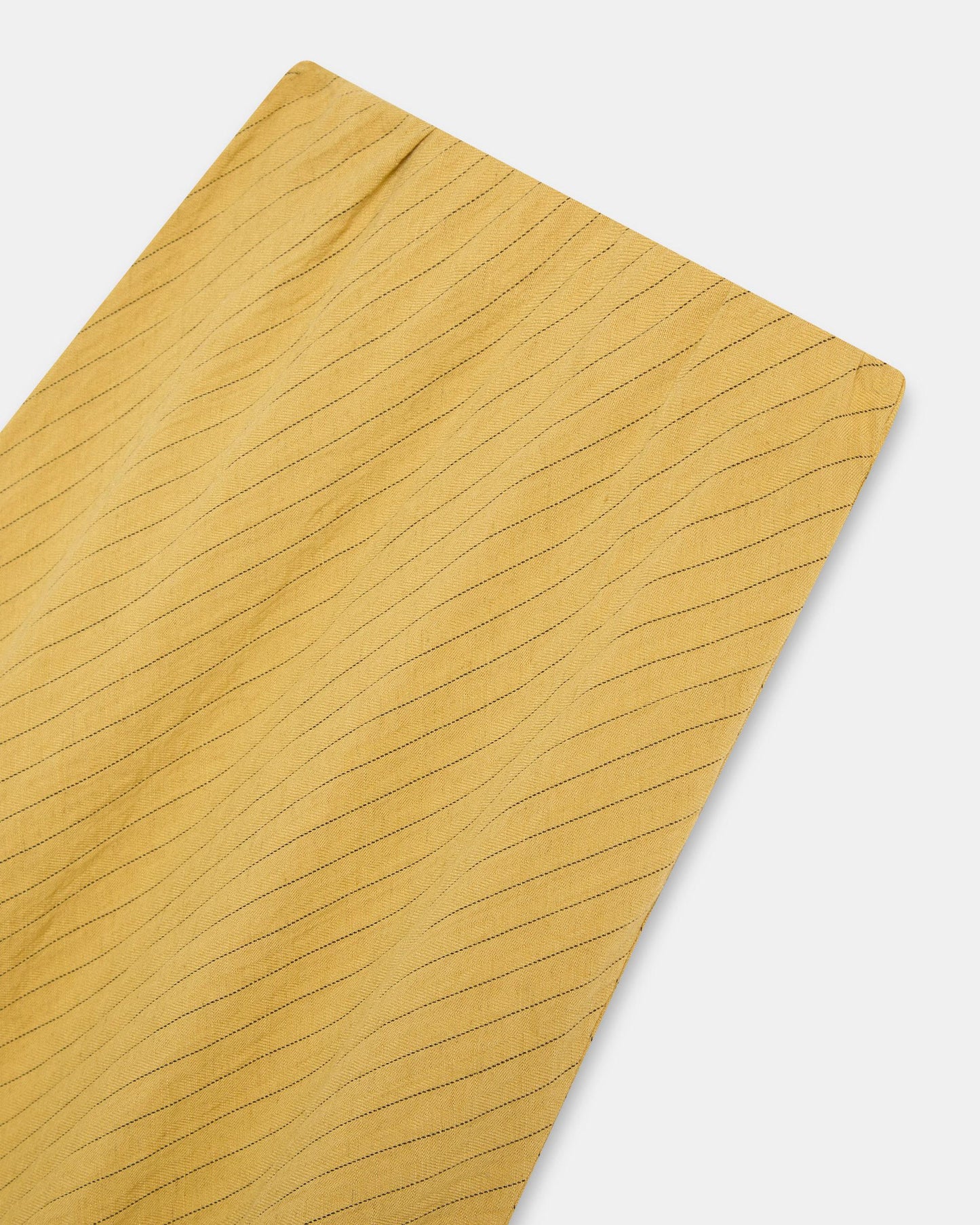 Yellow Striped Flowy Skirt