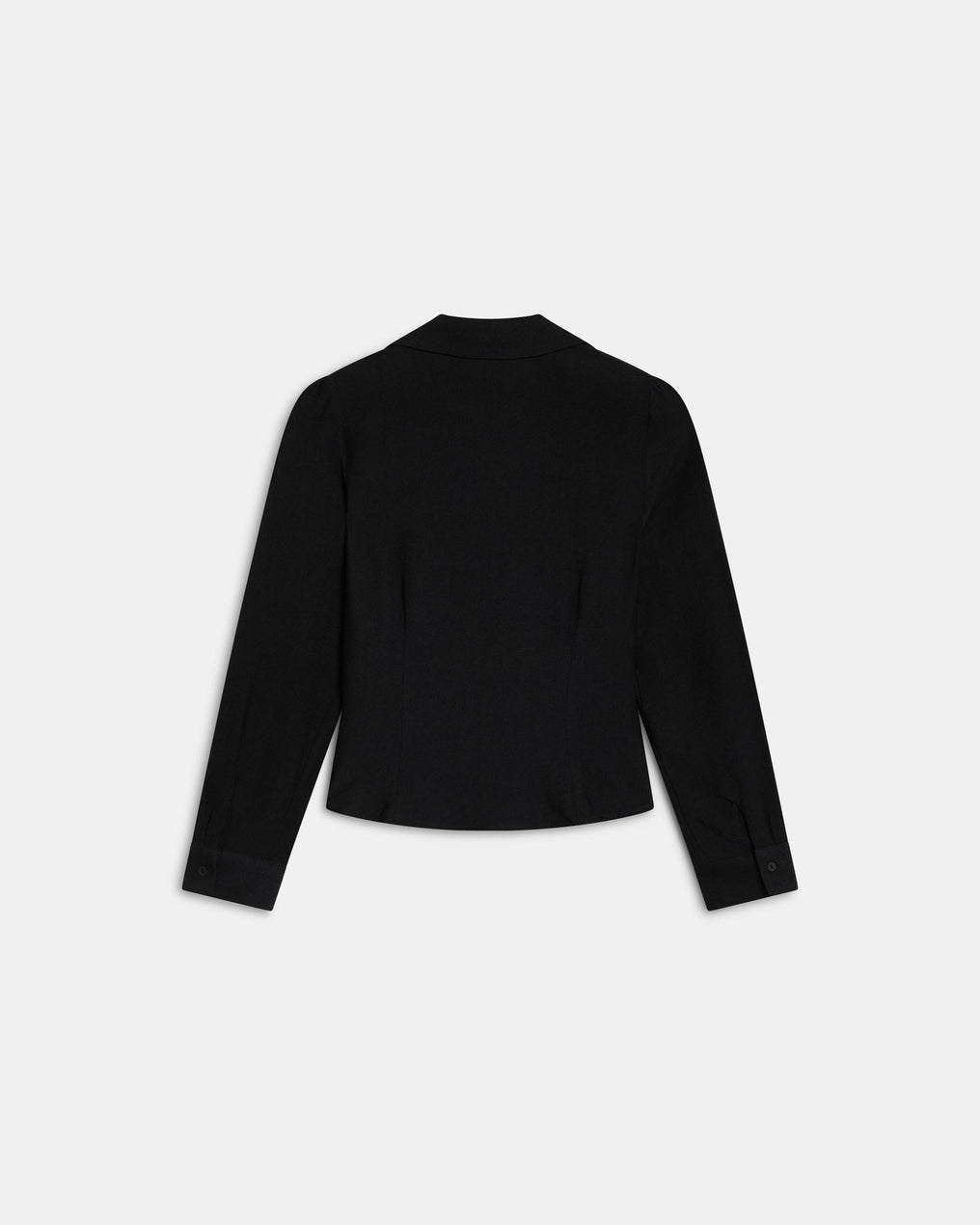 Camisa Botones Pinzas Negro