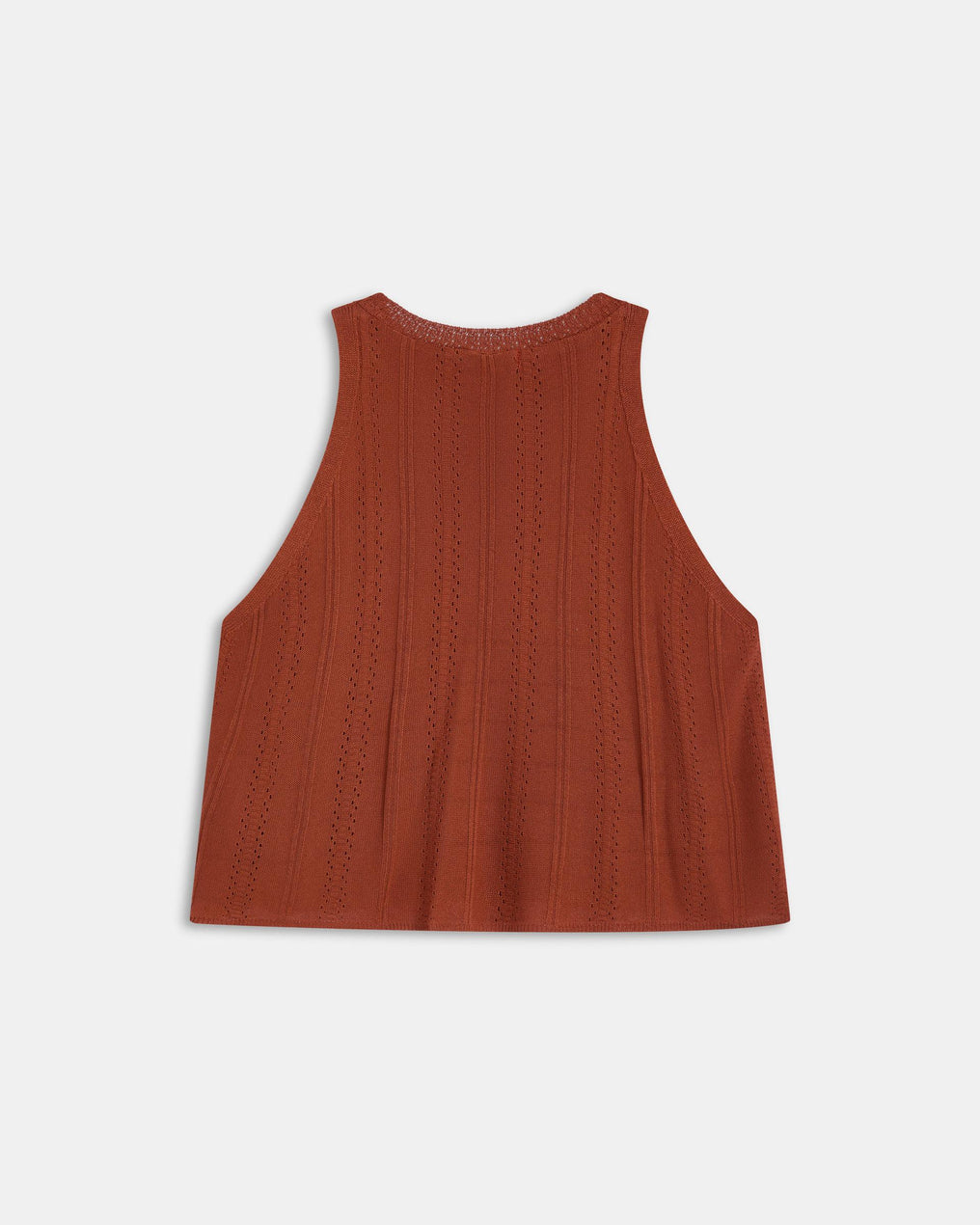 Top Maille Ajouré Tuile