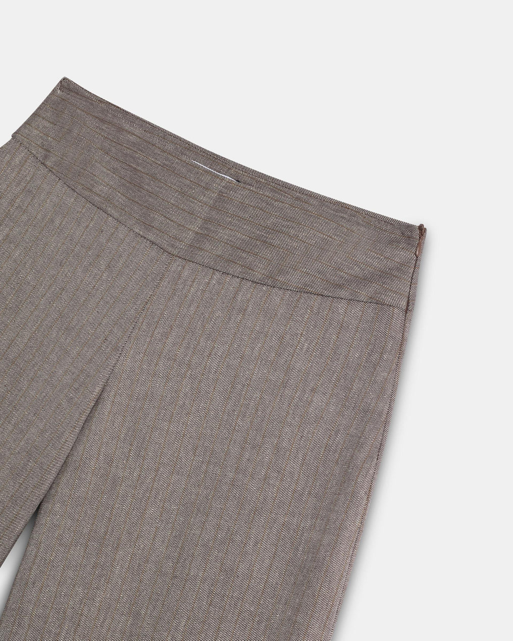 Pantalón Cinturilla Fajin Rayas Taupe