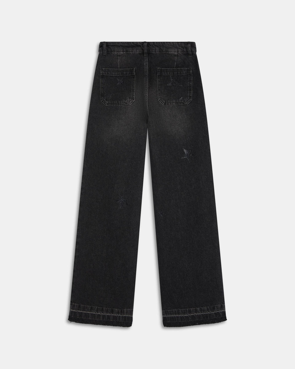 Jeans Worker Estrellas Brillos Antracita