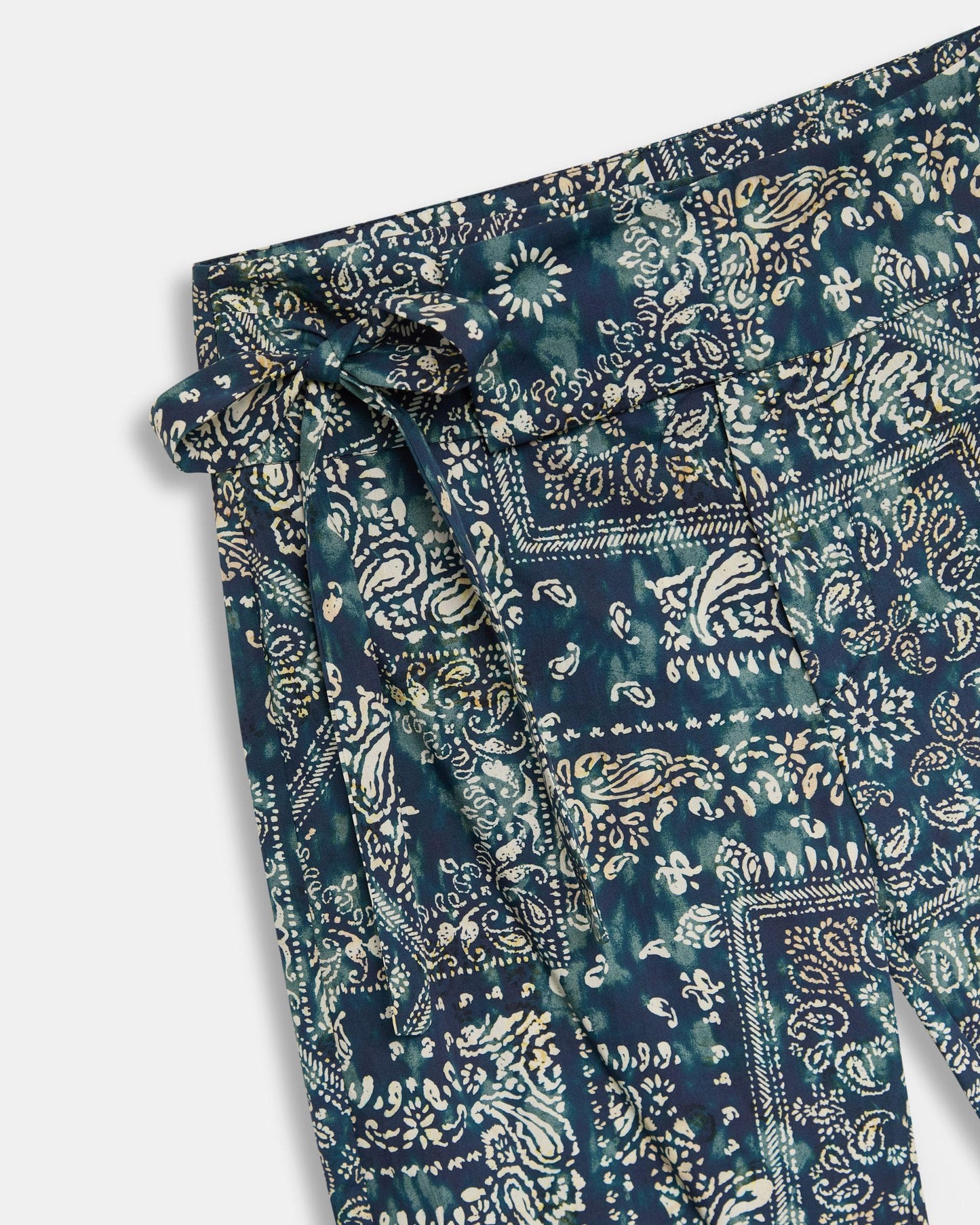 Pantalón Cinturilla Lazada Bandana Azul