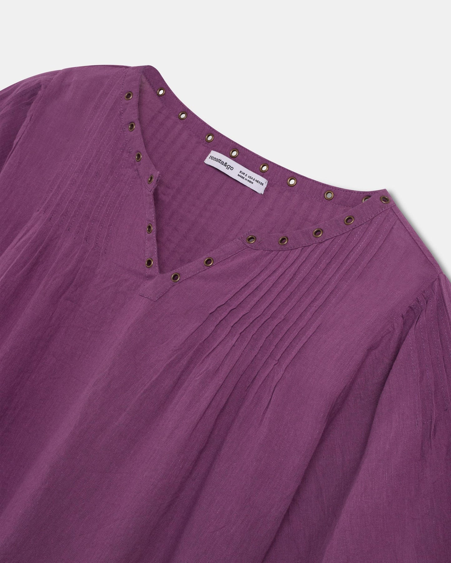 Blusa Arandelas Morado