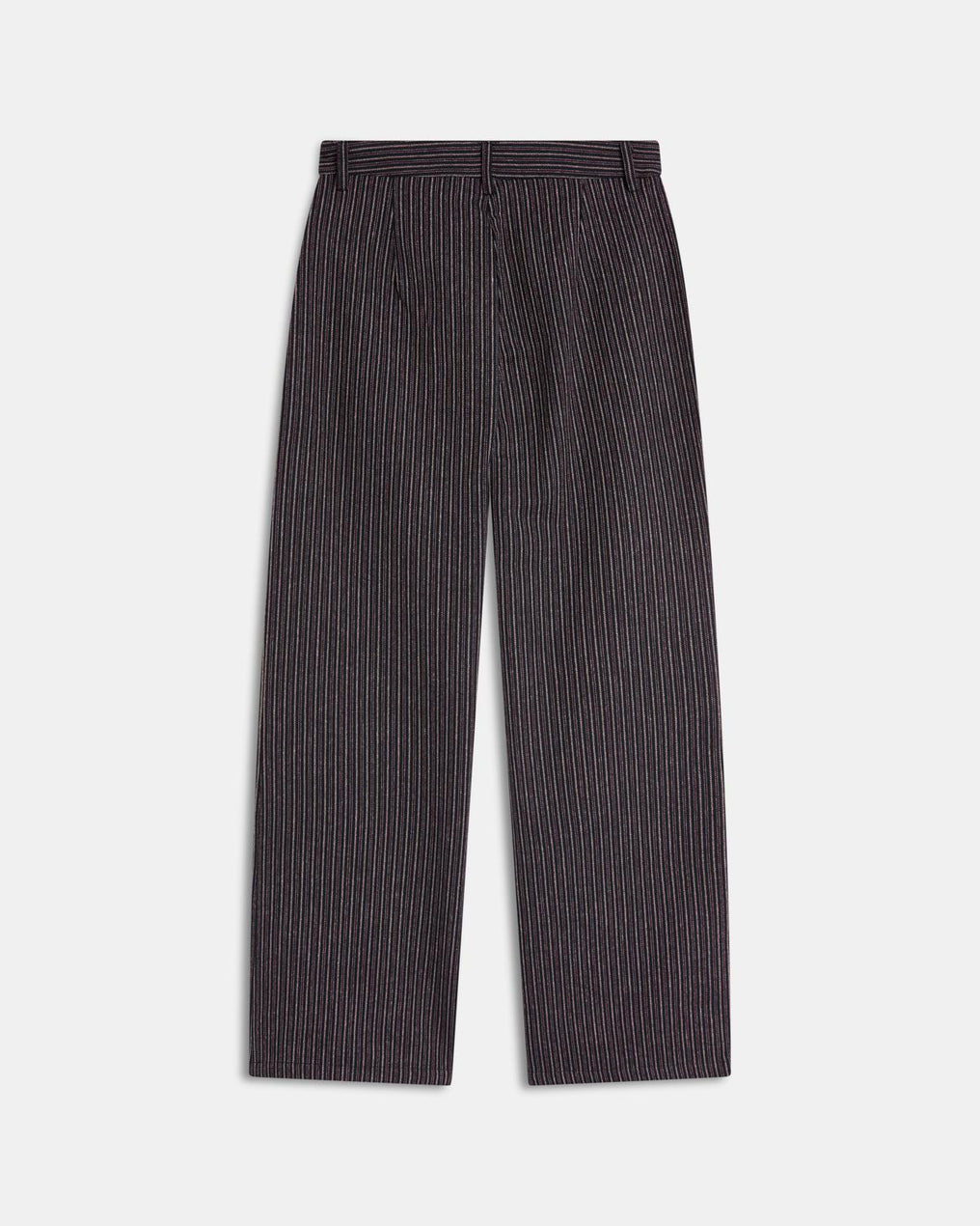 Pantalón Fluido Rayas Granate