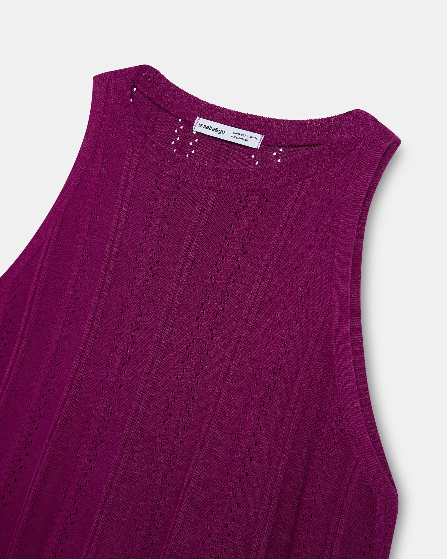 Purple Die-Cut Top