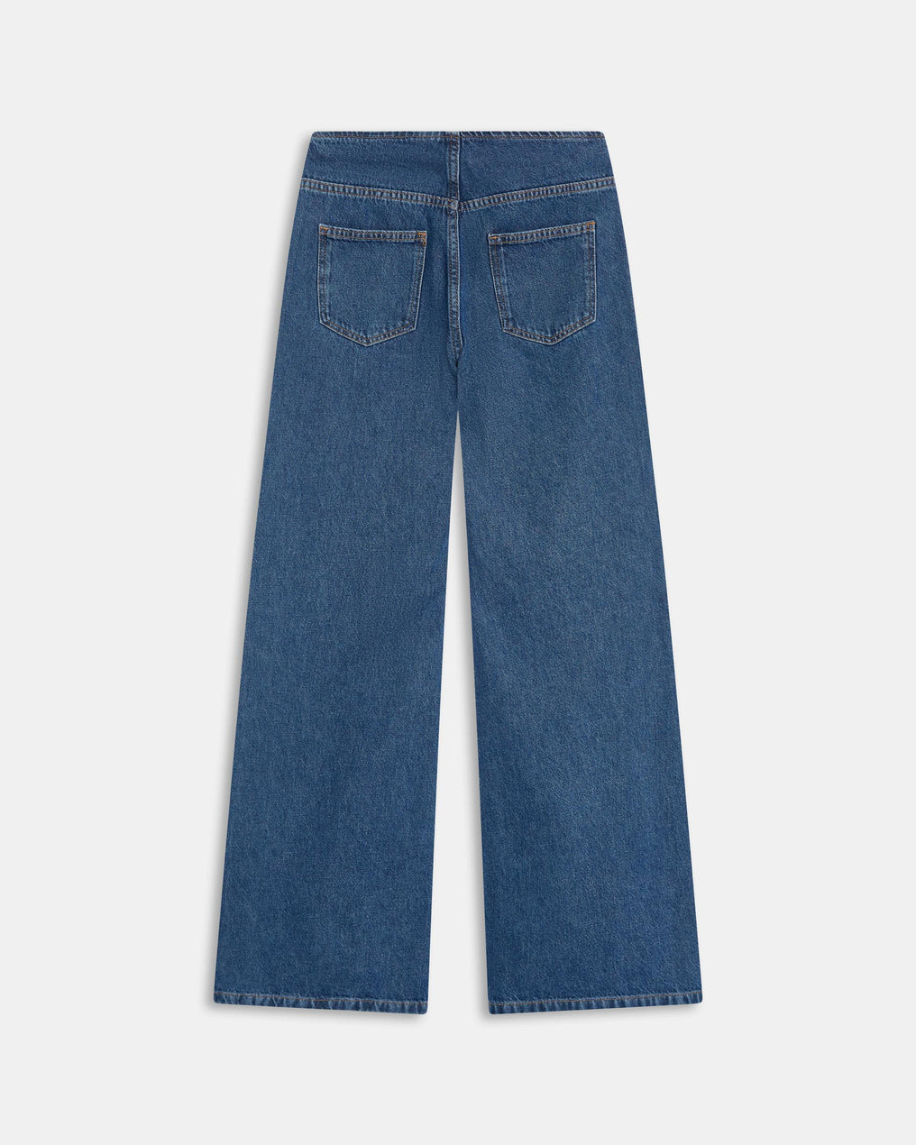 Jeans Broderies Ethniques Bleu