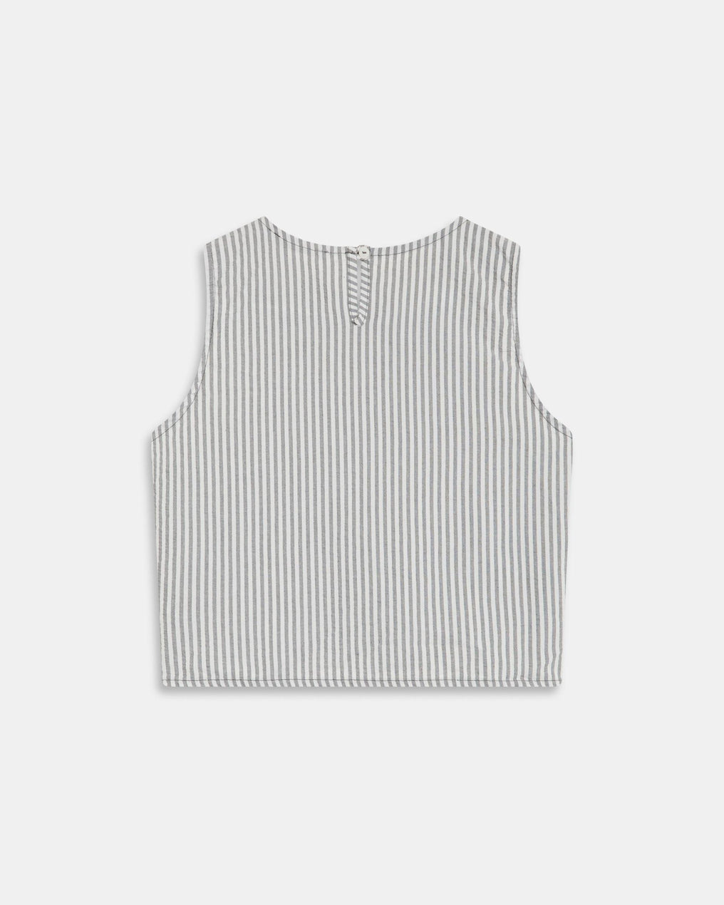 Top Rayas Bicolor Gris