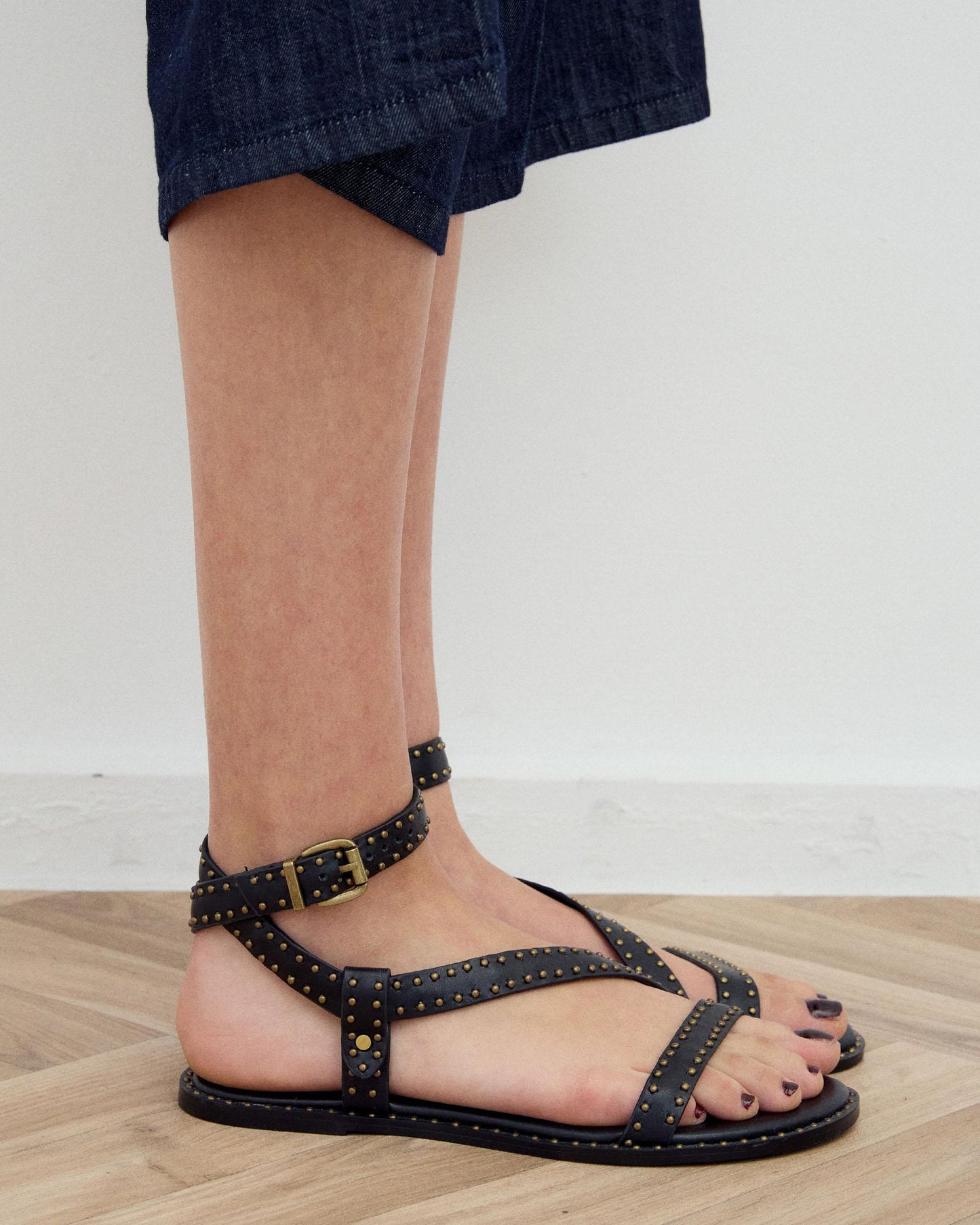 Sandália Tachas Preto