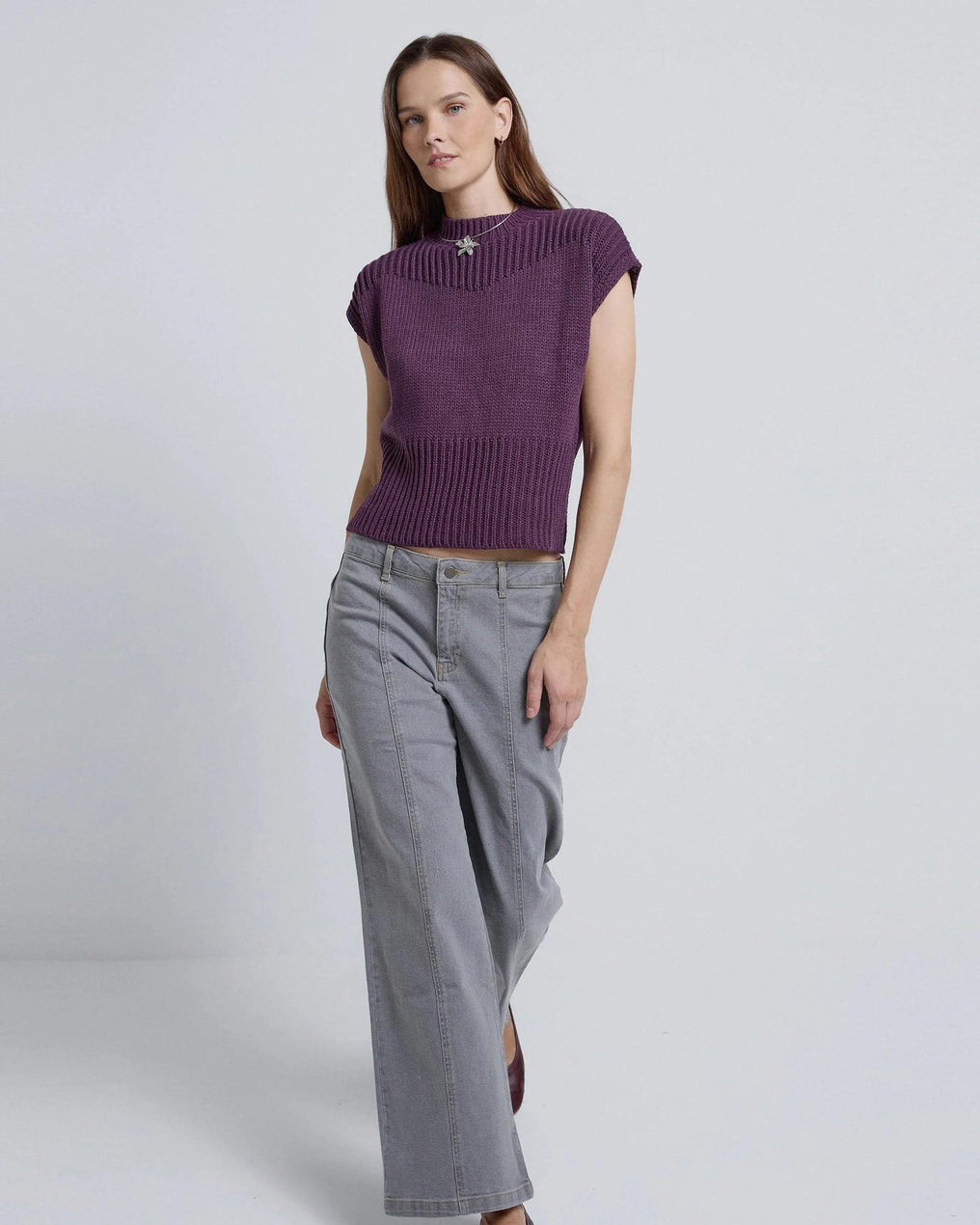 Jeans Estrellas Traseras Gris